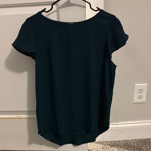 Paper moon Elegant Dark Green Women's Top size large. NWT.